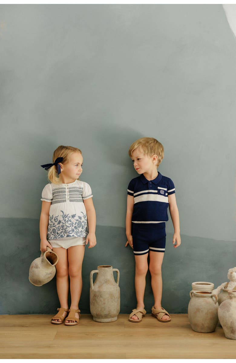 Ely's & Co. Looms Storybook Collection - Boys Mesh Knit 2 Piece Set, Alternate, color, Blue