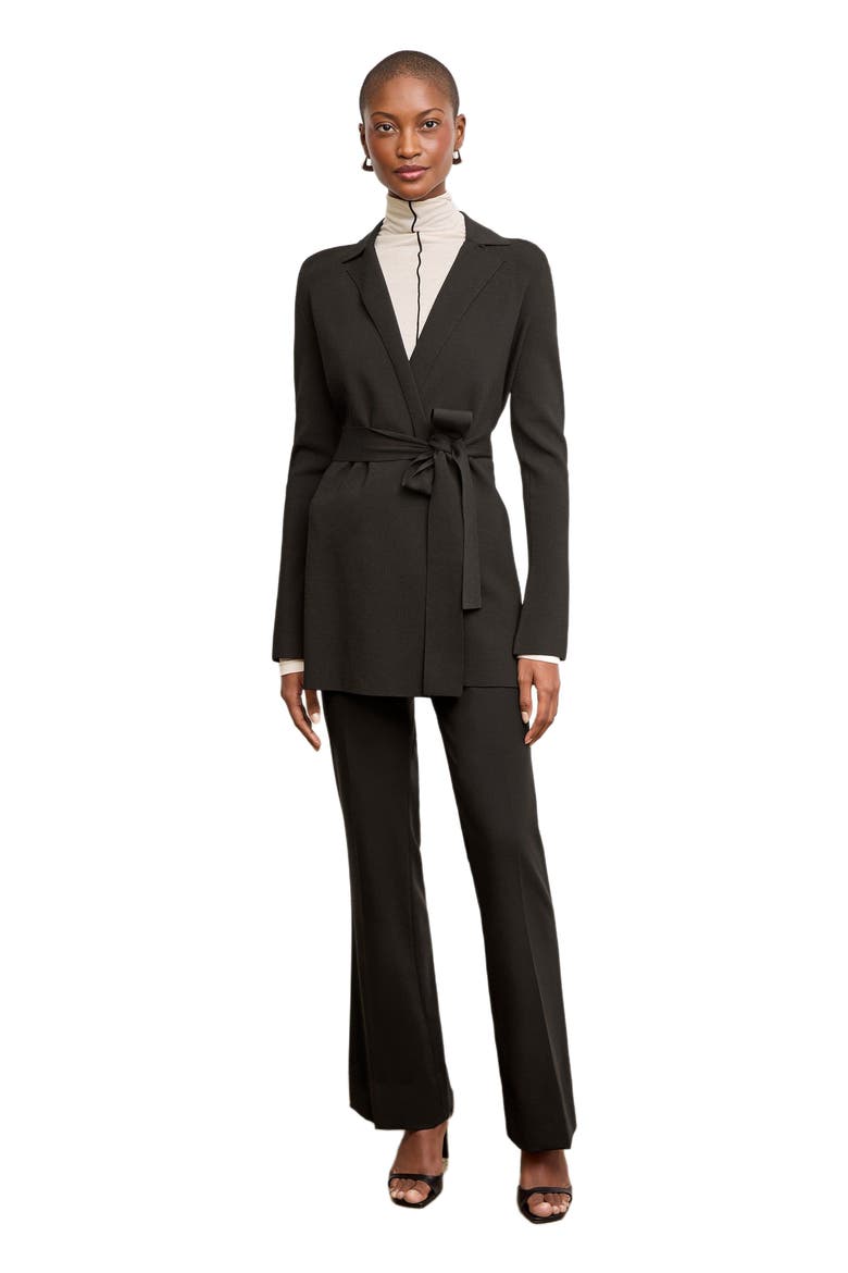 Merritt Wrap Jardigan, Alternate, color, Black