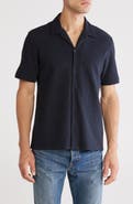 Vince Bouclé Short Sleeve Button-Up Shirt