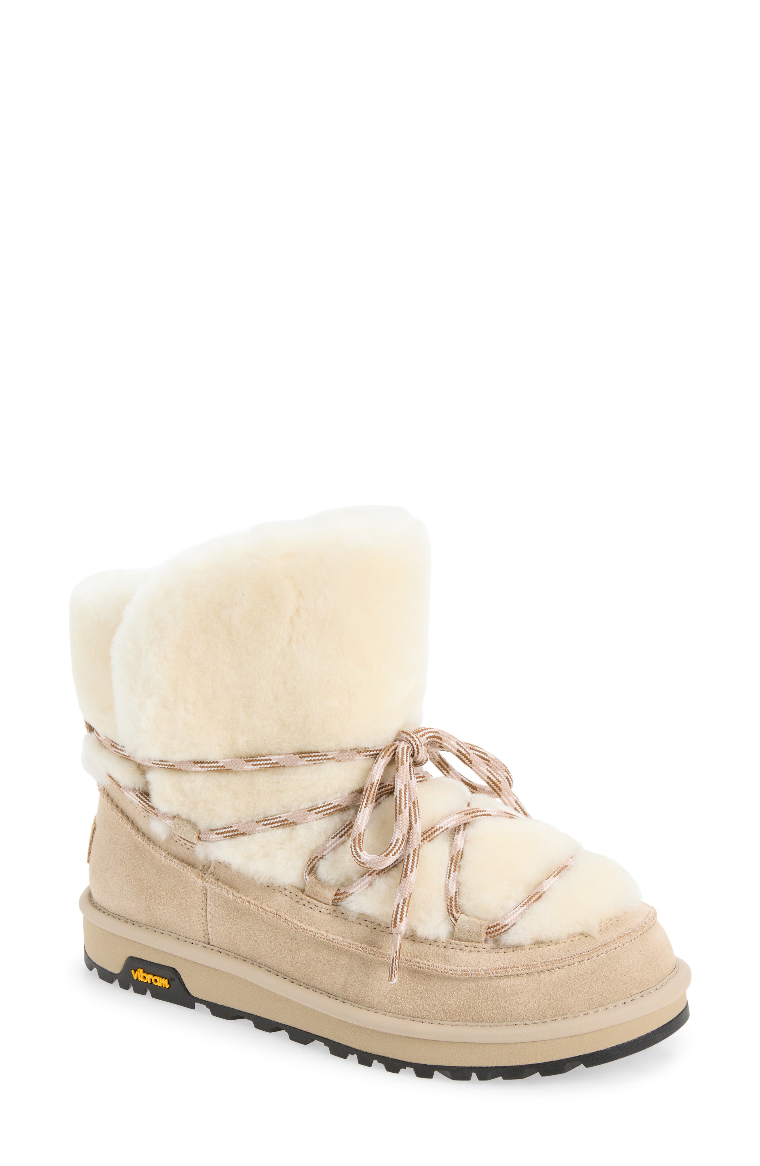 Classic Tread Fluffed Boot, Main, color, MOONLIGHT