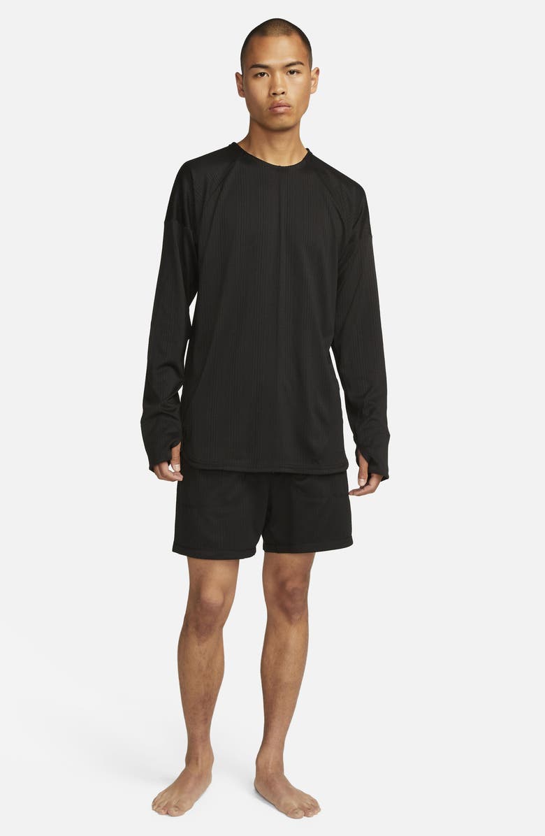 Nike Yoga Dri-FIT Jersey Shorts, Alternate, color, 