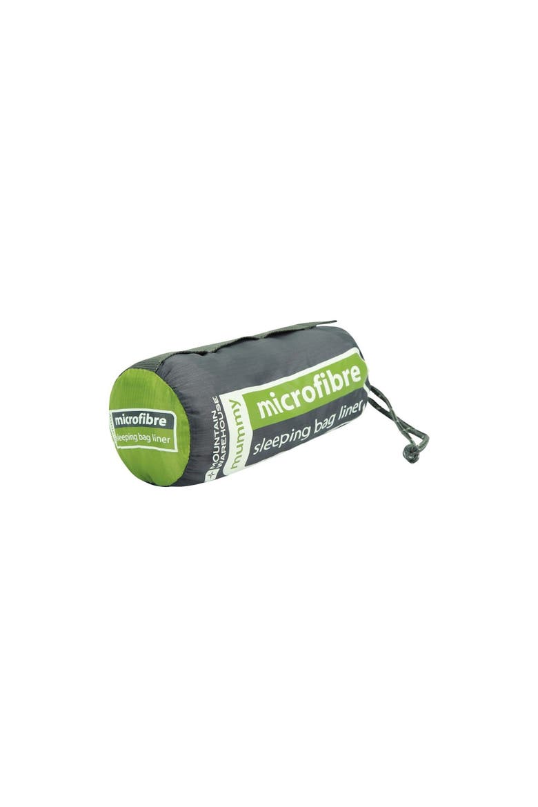 Microfiber Mummy Sleeping Bag Liner, Alternate, color, Gray
