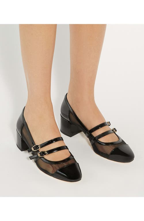 Dune London Appreciate Cap Toe Mary Jane Pump In Black