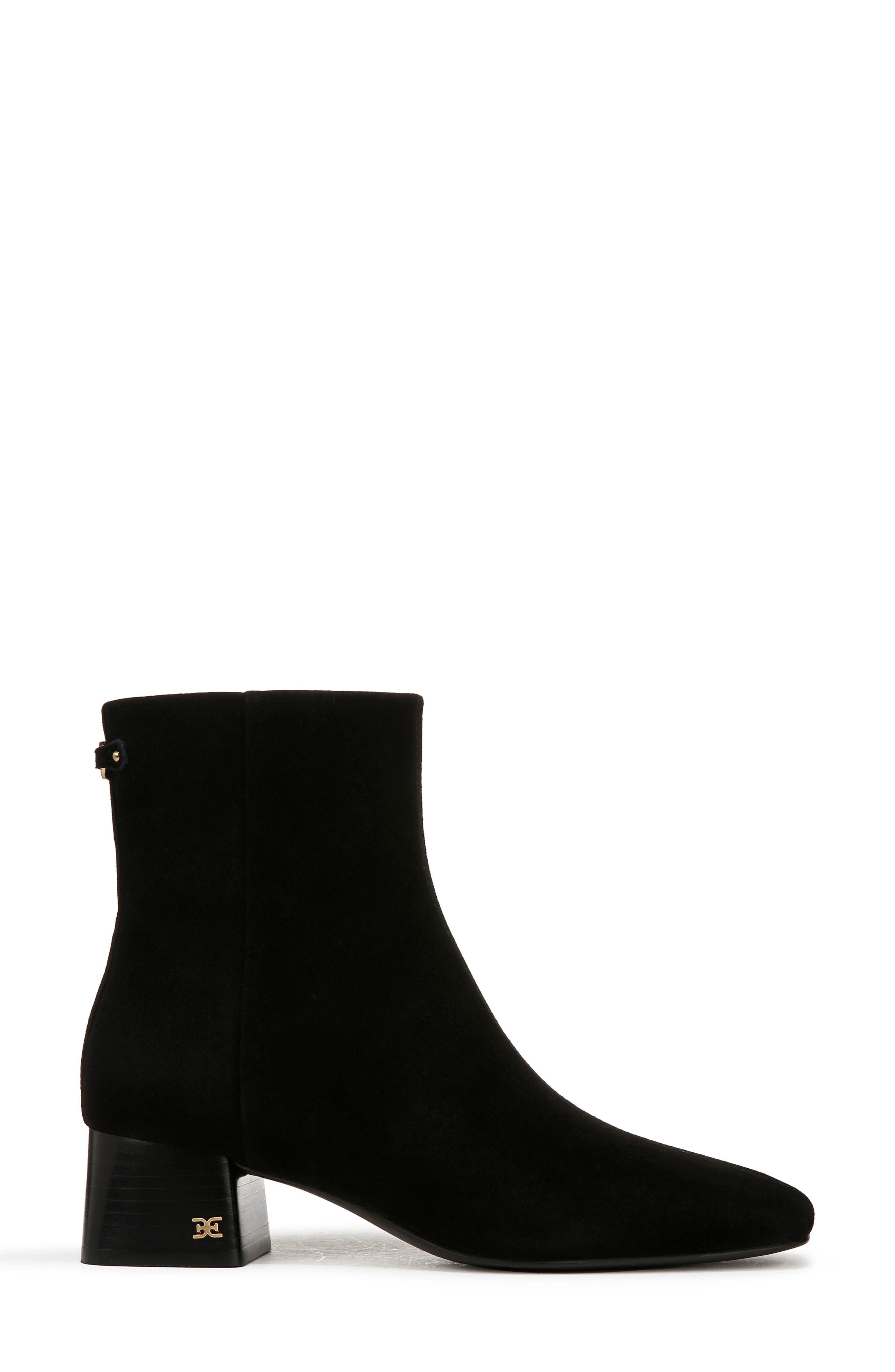Sam Edelman Paige Bootie, Alternate, color, Black Suede