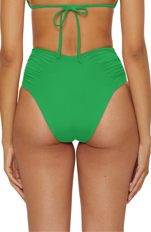 BECCA BECCA COLOR CODE HIGH CUT BIKINI BOTTOMS 