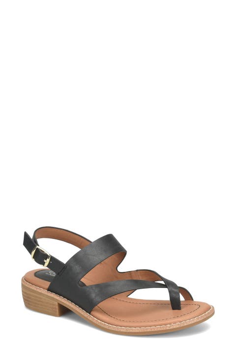 Nessie Toe Loop Slingback Sandal (Women)