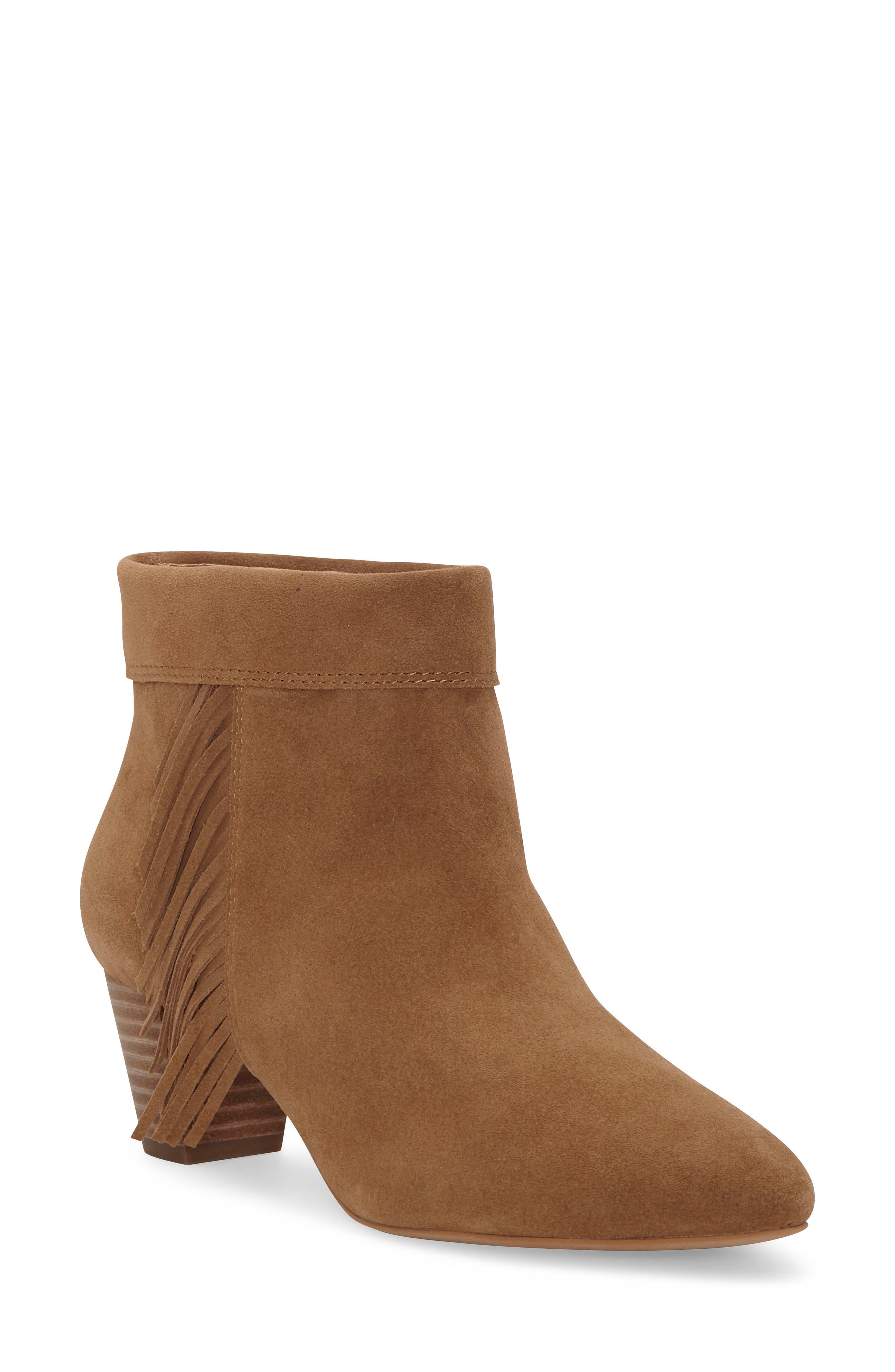 Zakina Bootie, Main, color, HONEY SUEDE