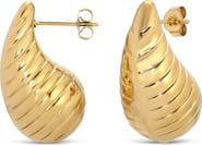 EYE CANDY LOS ANGELES Louis Teardrop Hoop Earrings
