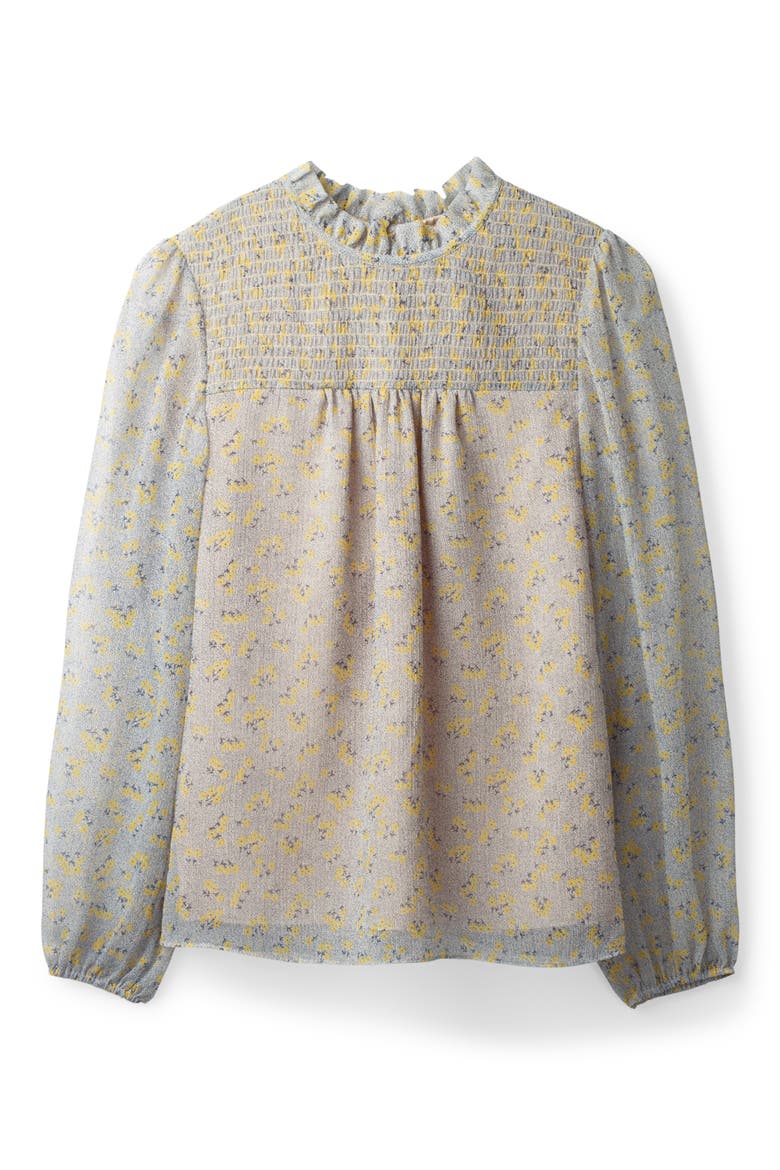 Janie Floral Top, Alternate, color, IVORY/ DAISY FIELD