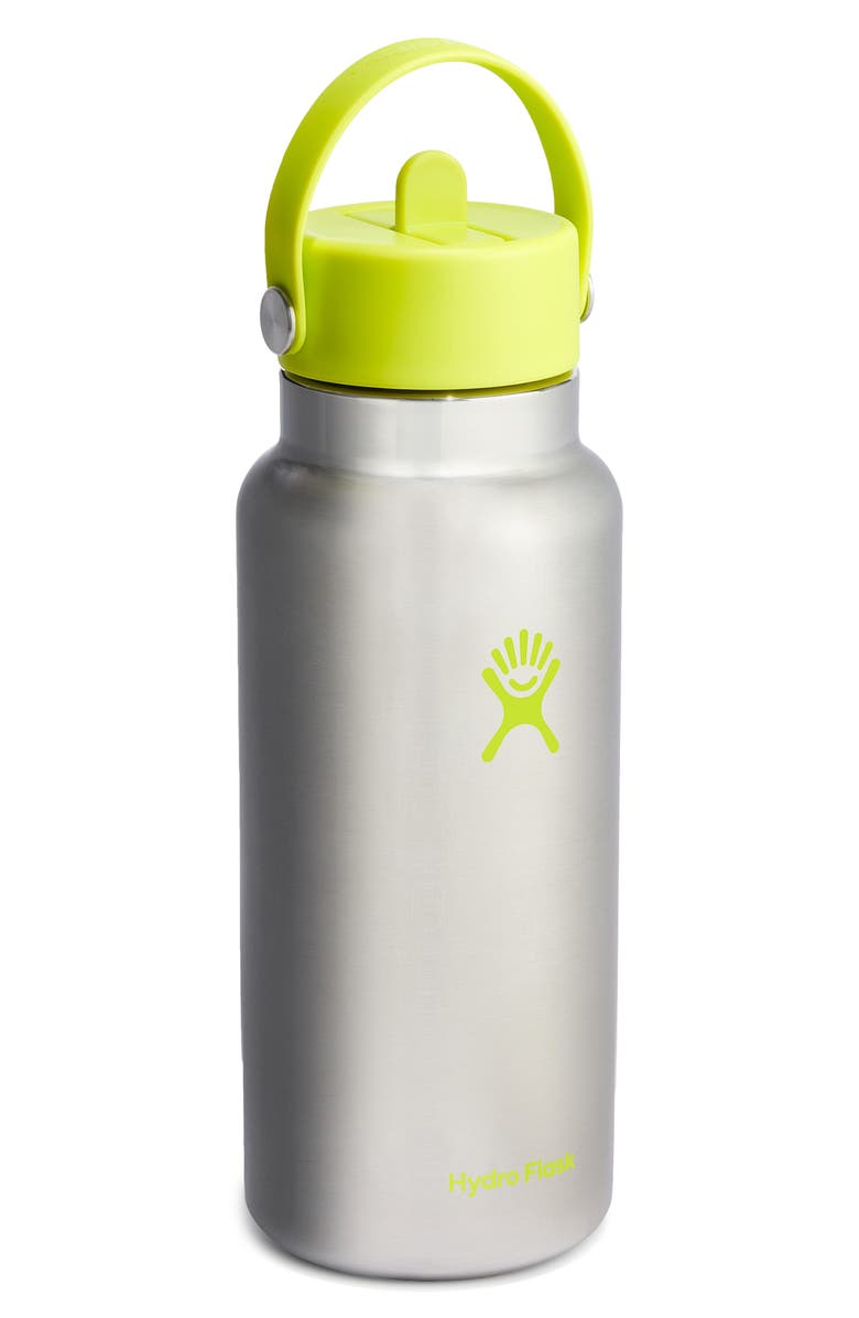Hydro Flask 32-Ounce Wide Mouth Flex Straw Cap Water Bottle, Alternate, color,