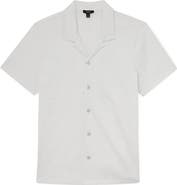Reiss Aleo Textured Wave Camp Shirt