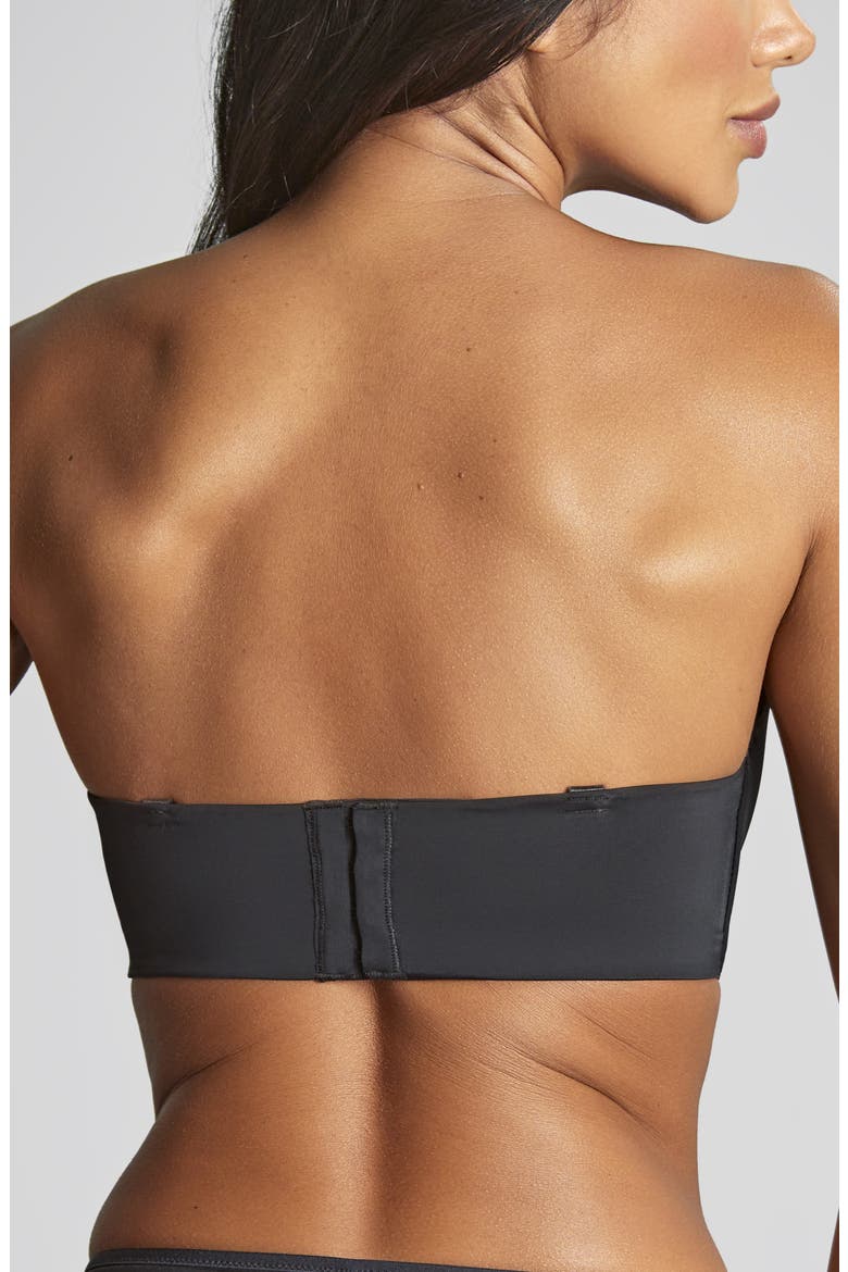 365 Underwire Smooth & Seamless Everyday Strapless Bra, Alternate, color, BLACK