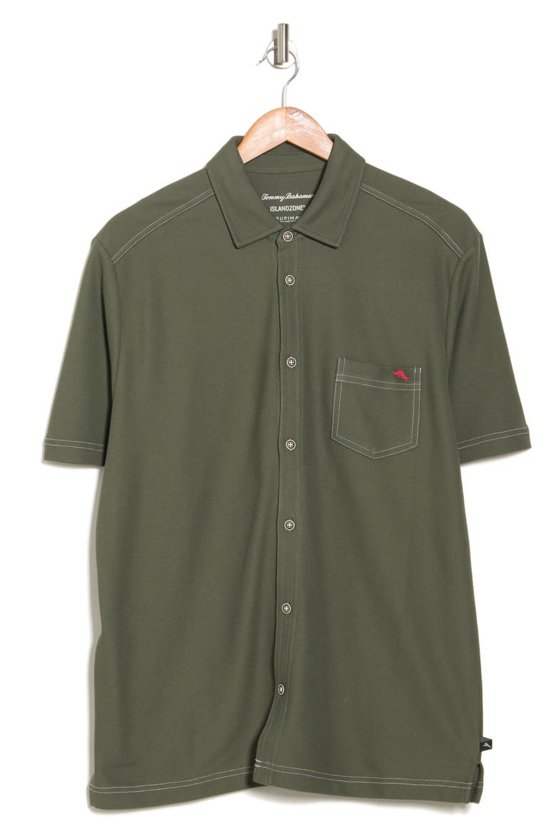 Emfielder 2.0 Camp Shirt, Alternate, color, PALM MOSS