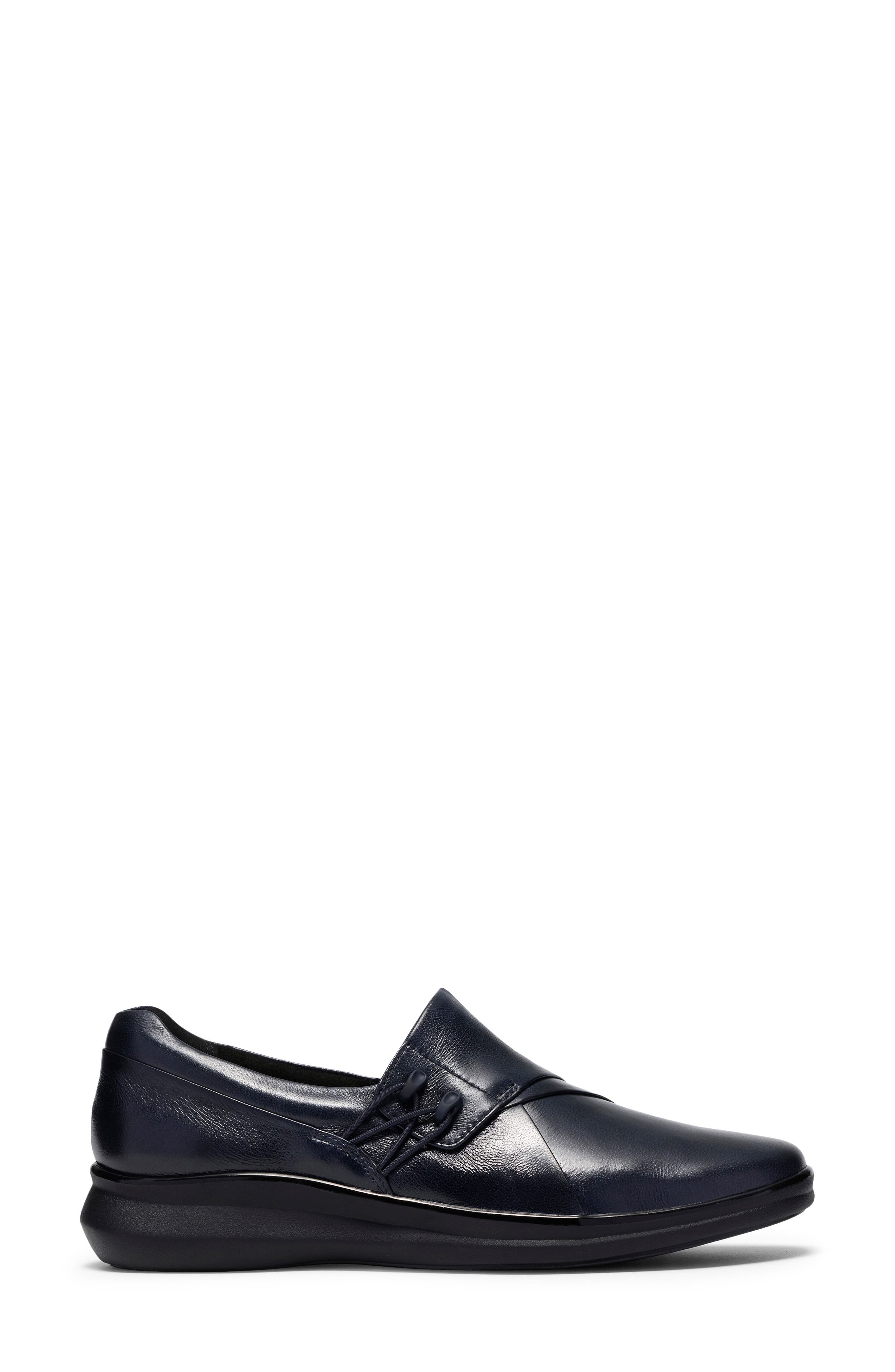 Lynell Slip On Loafer, Alternate, color, NAVY LEATHER