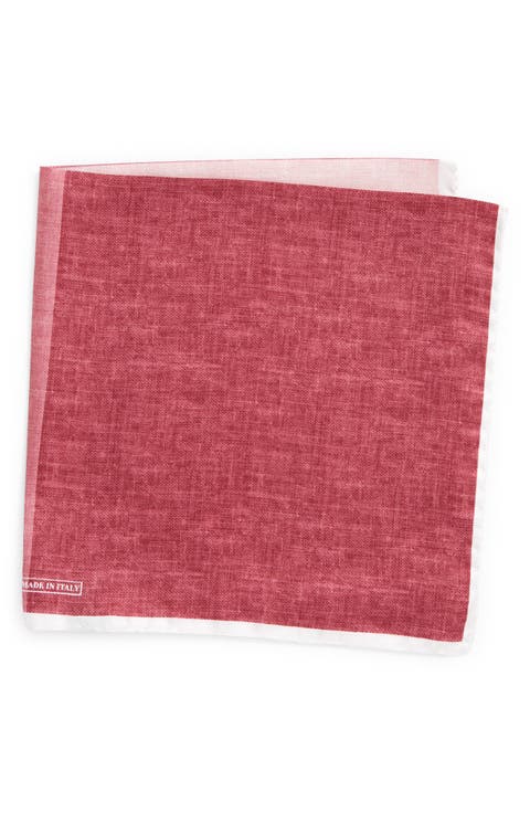 Colorblock Silk Pocket Square