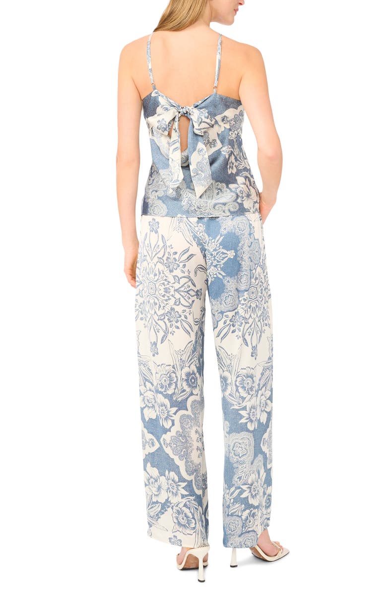 Parker Tie Back Halter Top, Alternate, color, Denim