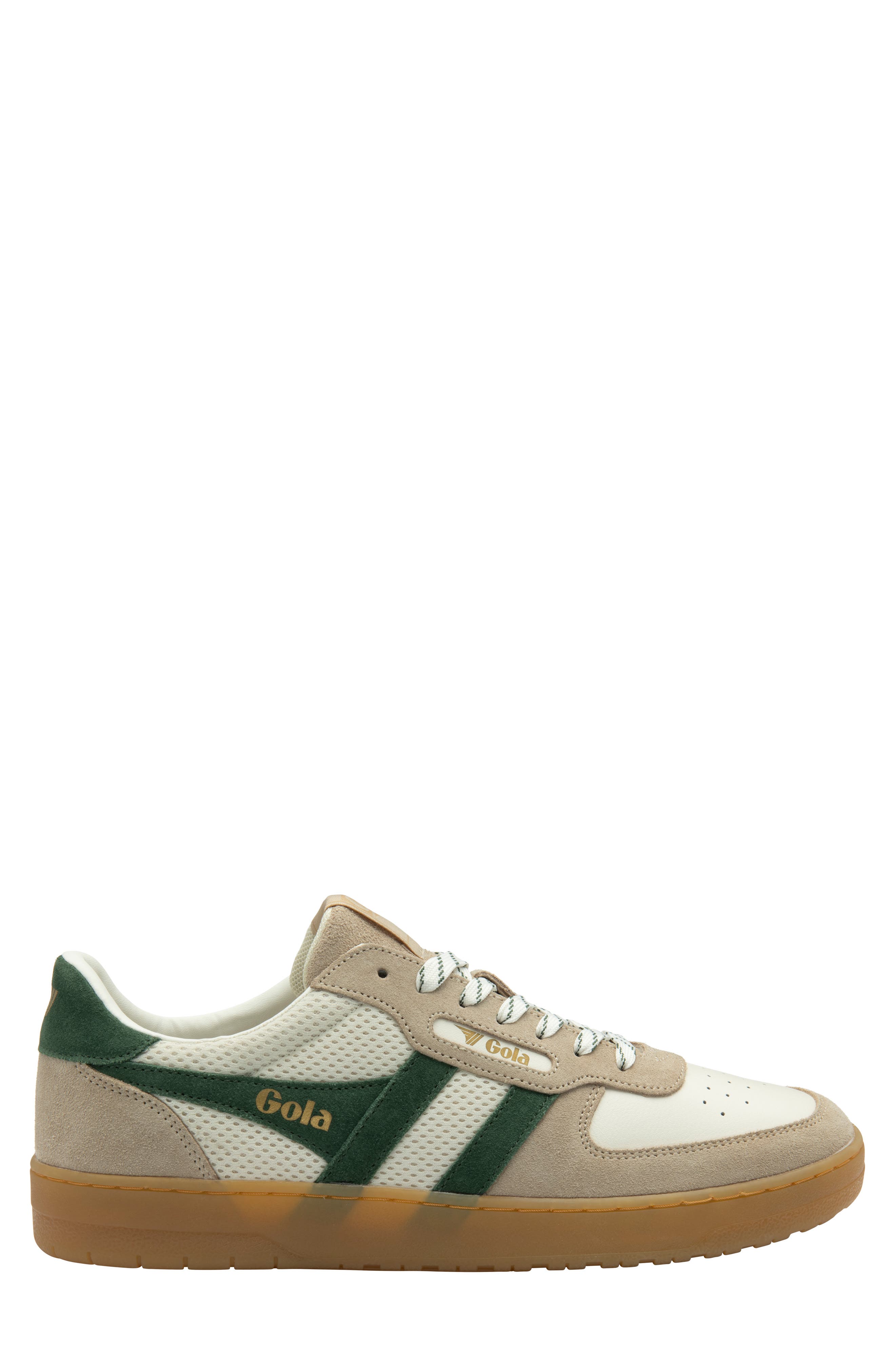 Gola Hawk 83 Sneaker, Alternate, color, White/ Bone/ Evergreen/ Gum