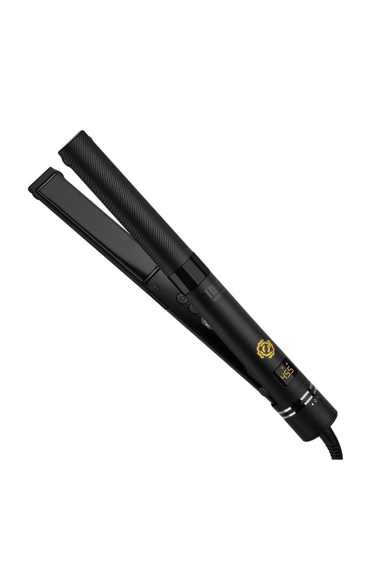 Pro Artist Black Gold Collection 1" Vibrating Flat Iron, Main, color, Black