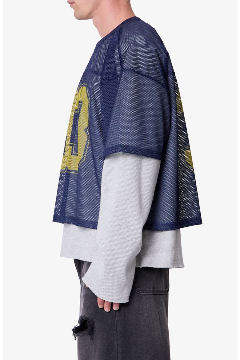 Football Mesh Jersey, Alternate, color, NAVY