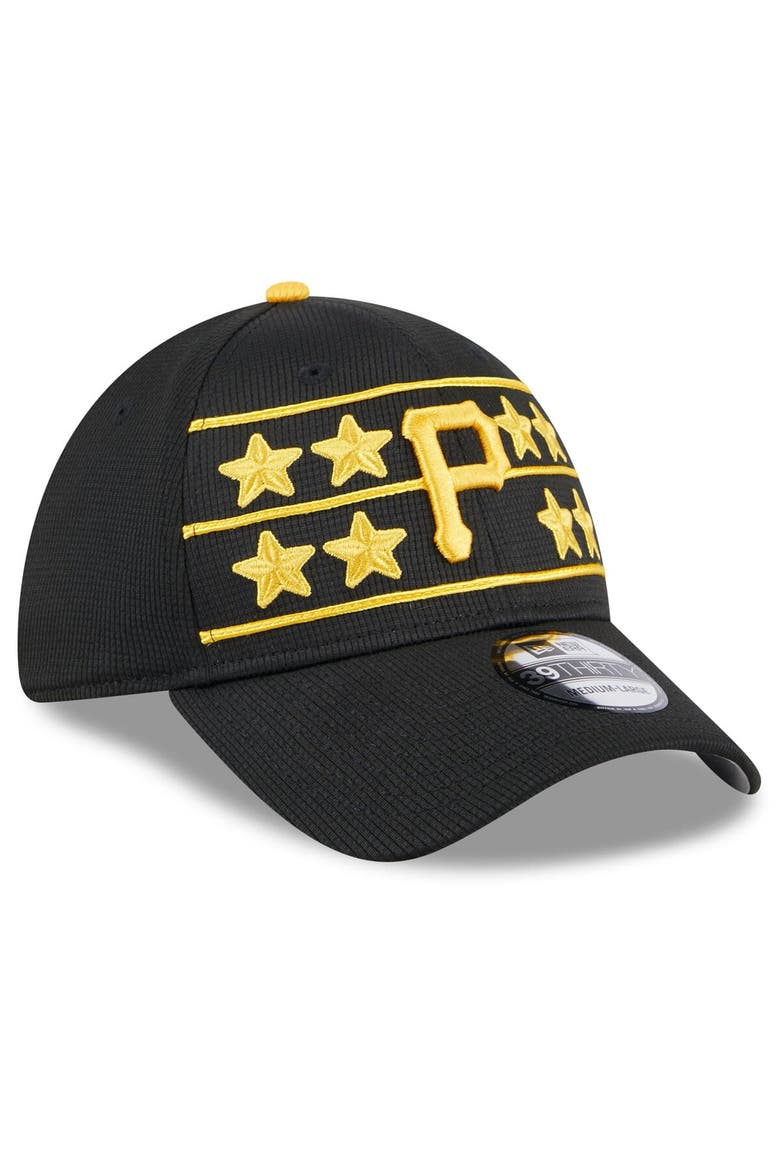Men's New Era  Black Pittsburgh Pirates 2024 Batting Practice 39THIRTY Flex Hat, Alternate, color, Black