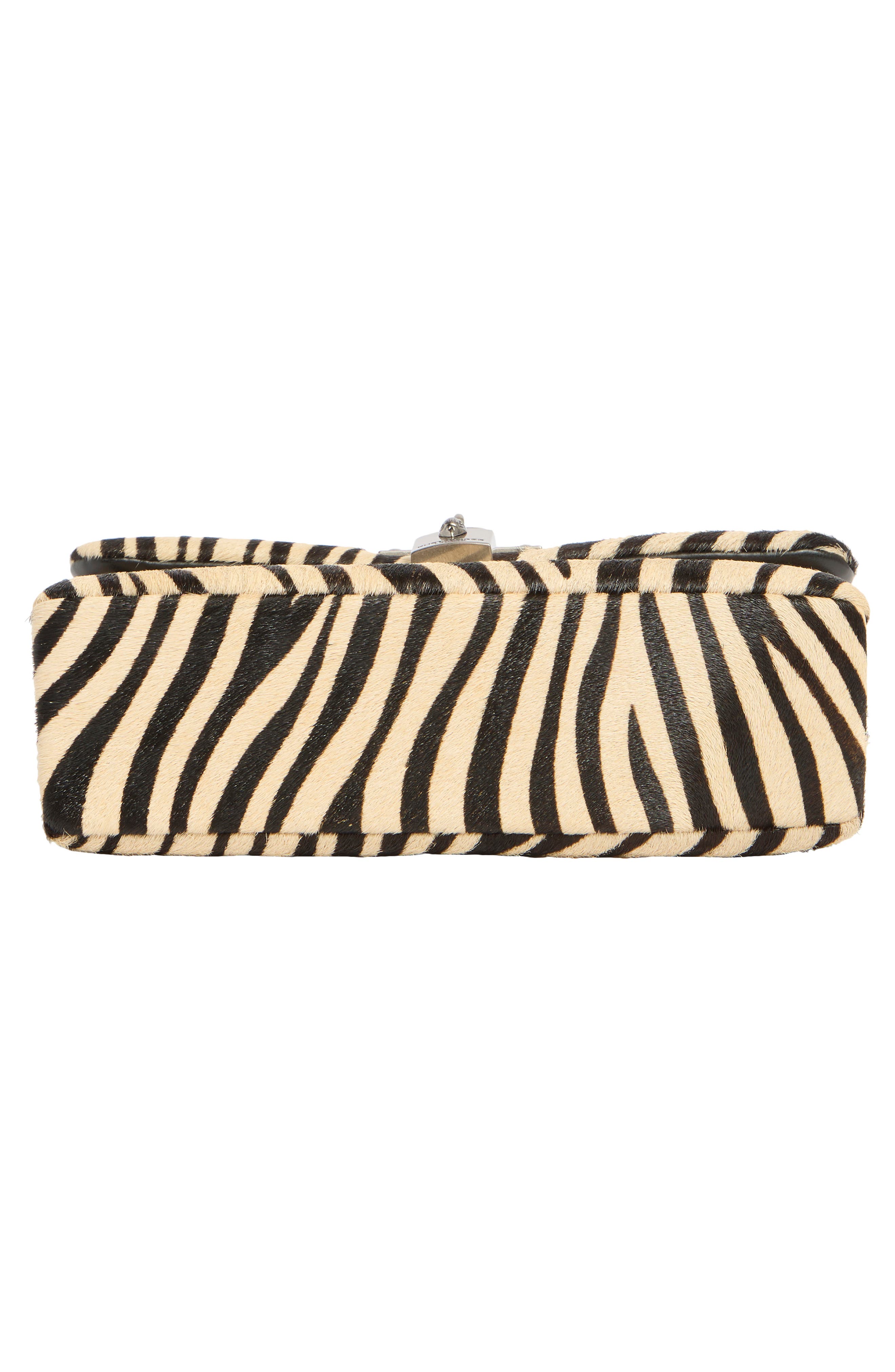 Kurt Geiger London Mini Brixton Genuine Calf Hair Crossbody Bag, Alternate, color, Open White