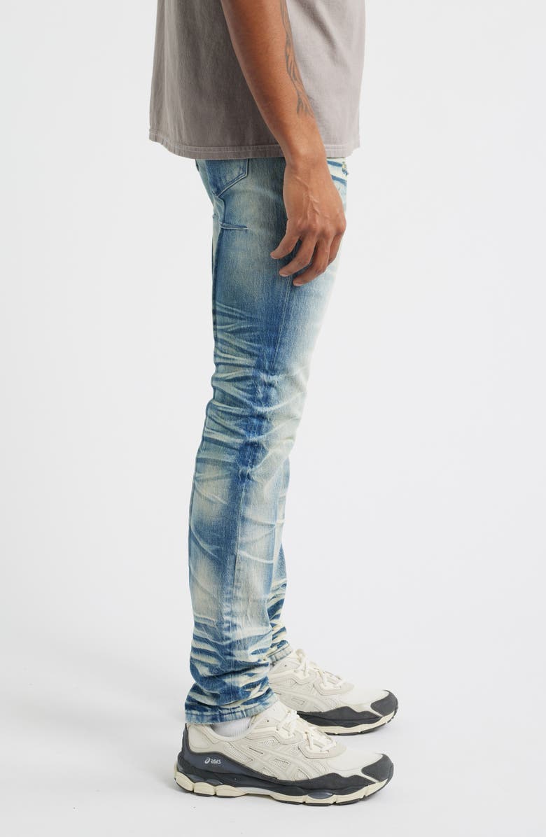 RtA Clayton Skinny Jeans, Alternate, color, Stacked Medium Blue