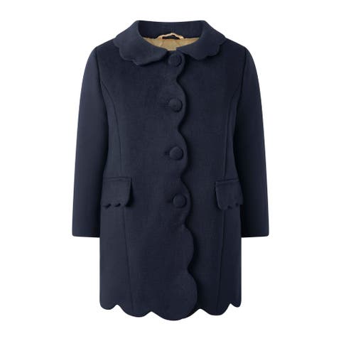 Scalloped Dress Coat