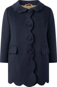Rachel Riley Scalloped Dress Coat