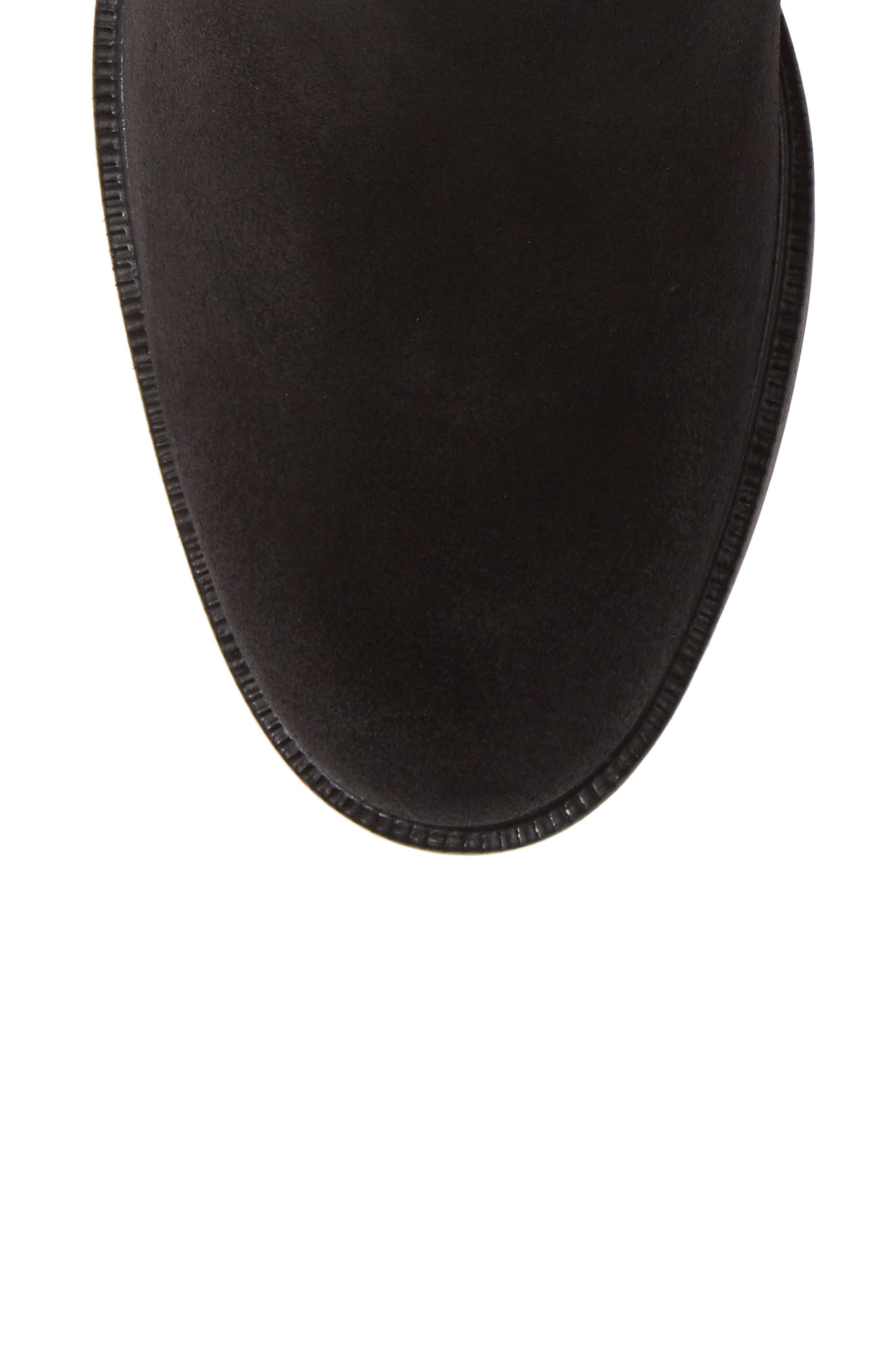 'Belfield' Waterproof Chelsea Boot, Alternate, color, BLACK/ GREY SUEDE