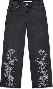 Levi's® Kids' Embroidered Wide Leg Jeans