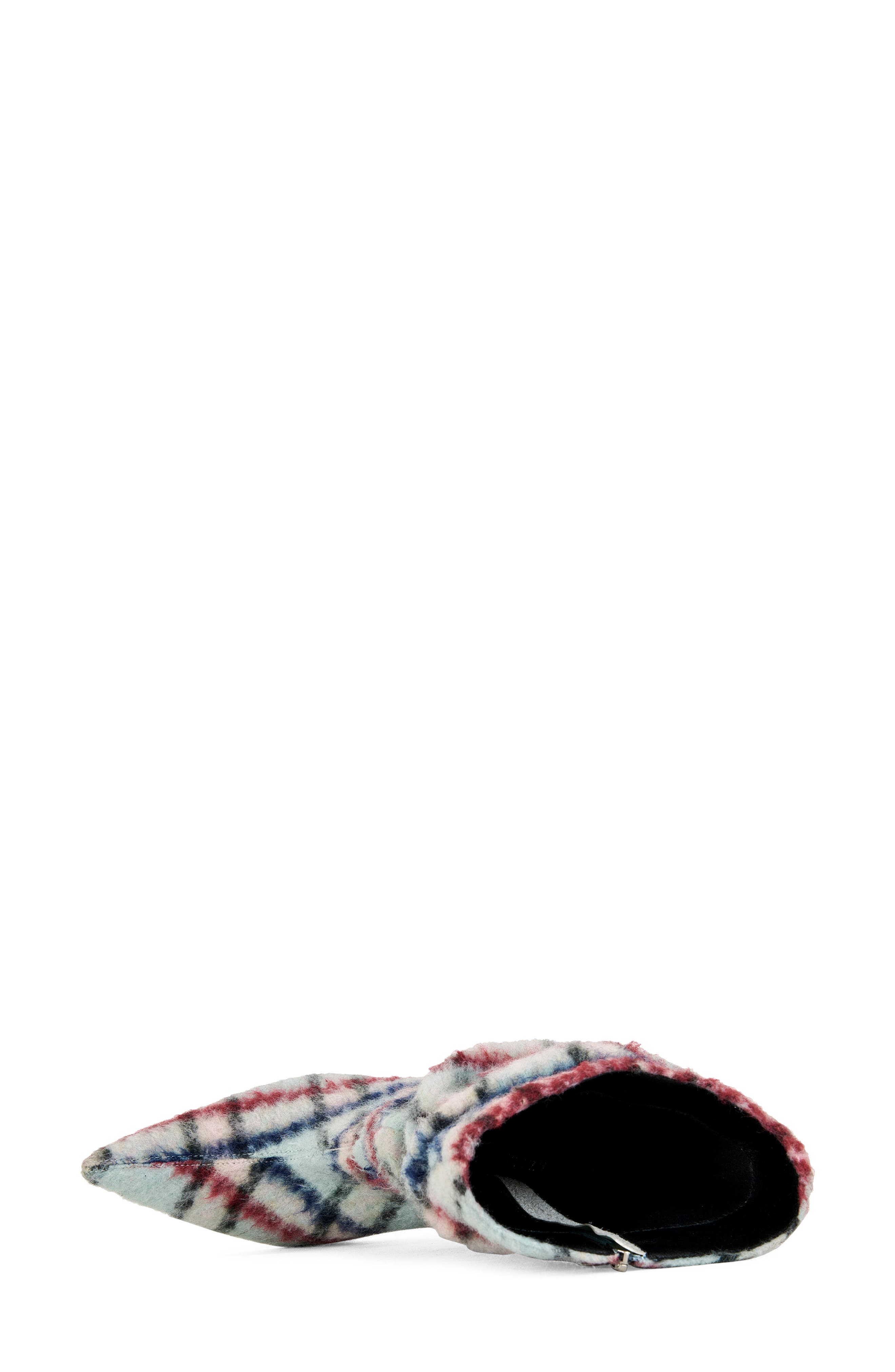 AZALEA WANG Sanjiv Stiletto Bootie, Alternate, color, Blue Multi