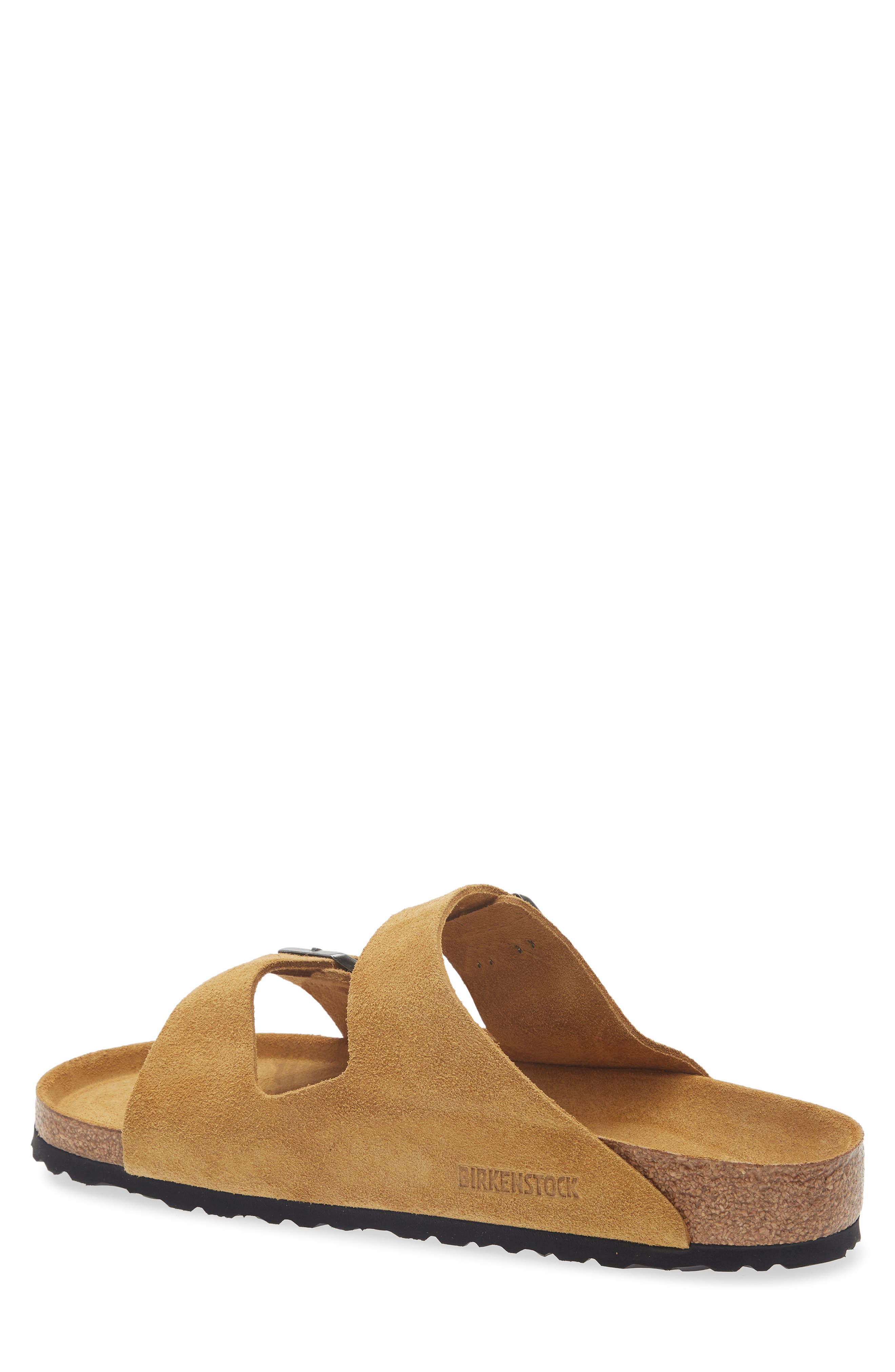 Arizona Soft Slide Sandal, Alternate, color, CORK BROWN