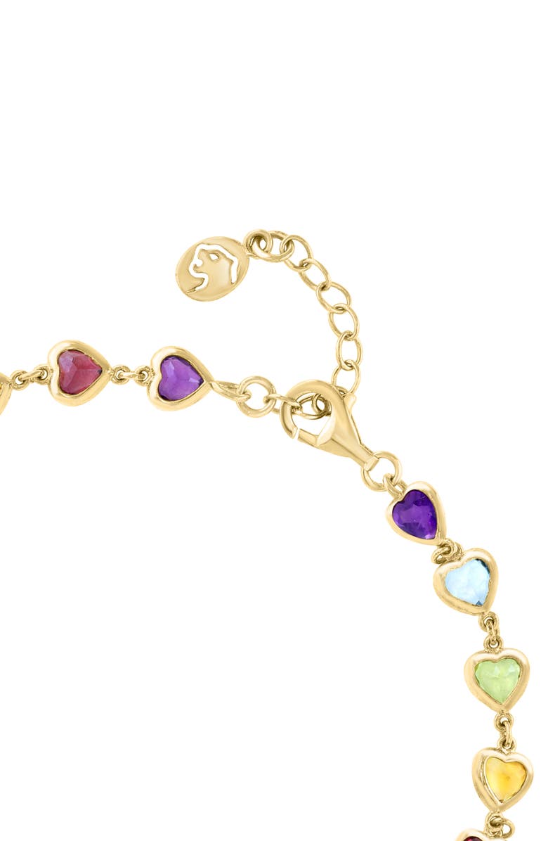 EFFY Bezel Set Gemstone Bracelet, Alternate, color, Gold