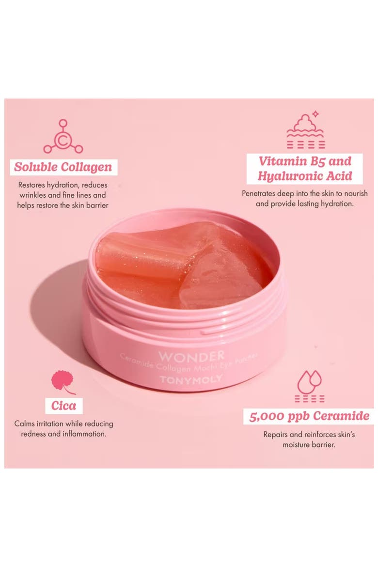 Wonder Ceramide Collagen Mochi Eye Patches, Alternate, color, NO COLOR