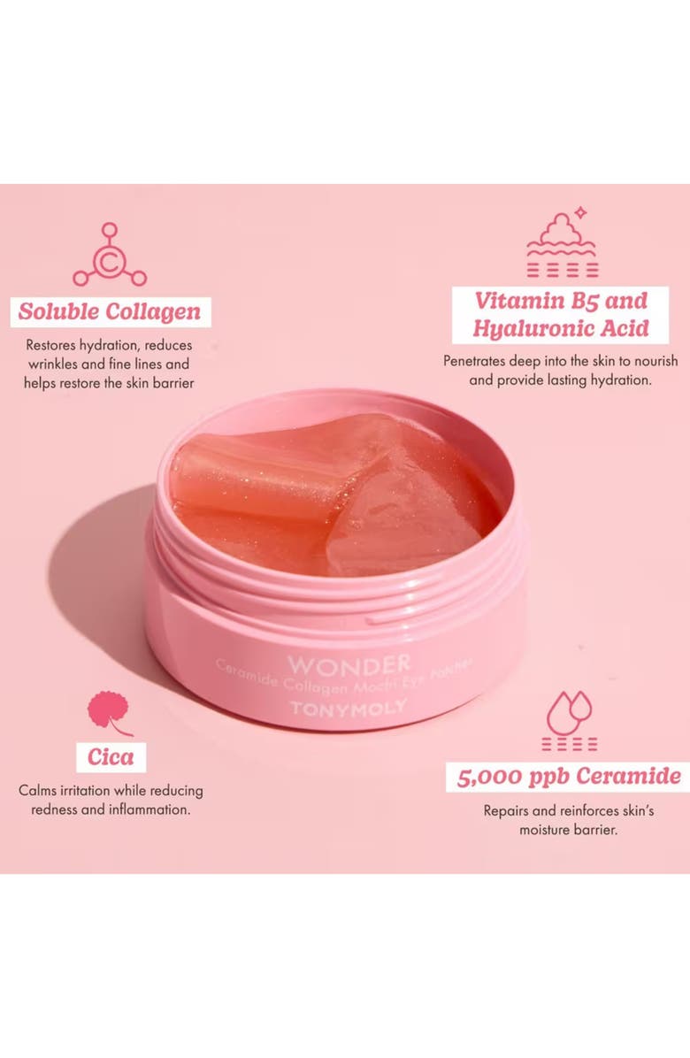 TONYMOLY Wonder Ceramide Collagen Mochi Eye Patches, Alternate, color, 