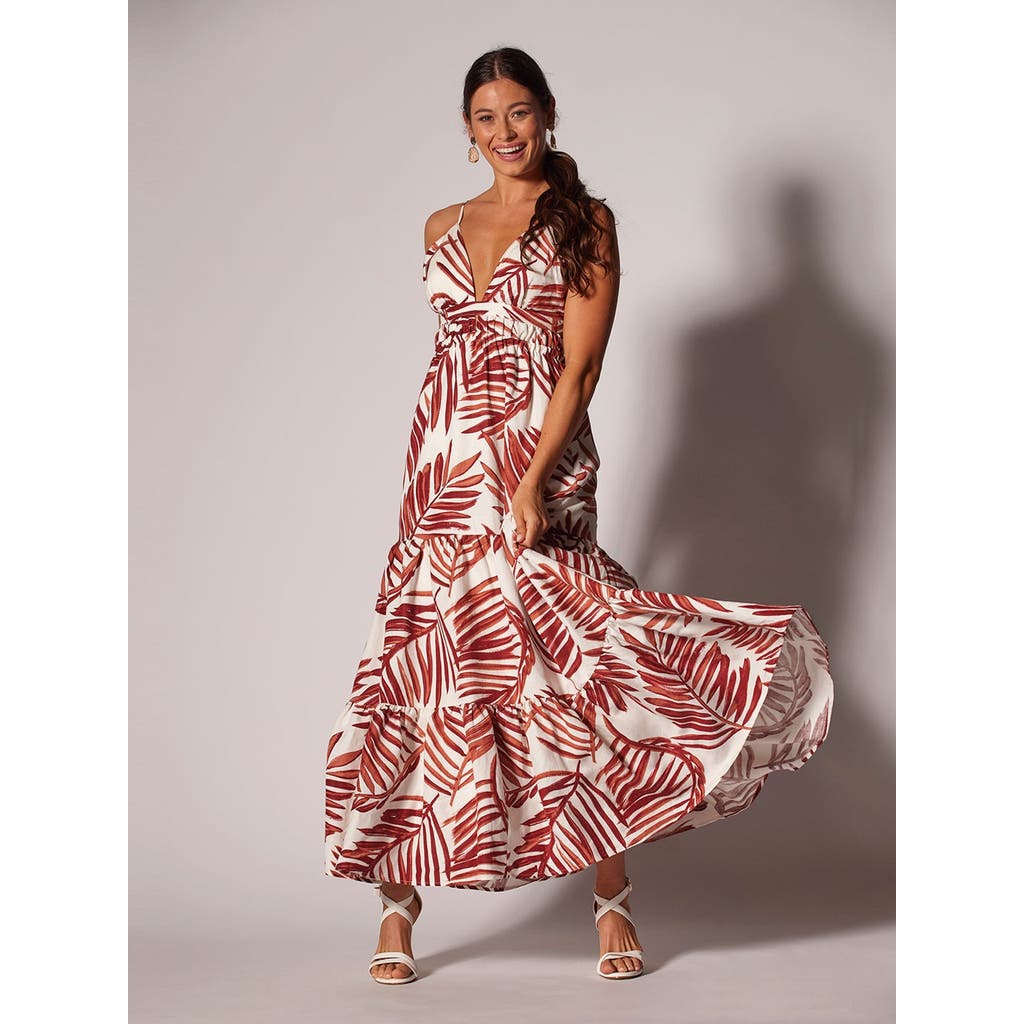 Tori Richard A New Leaf Kailani Dress In Mocha