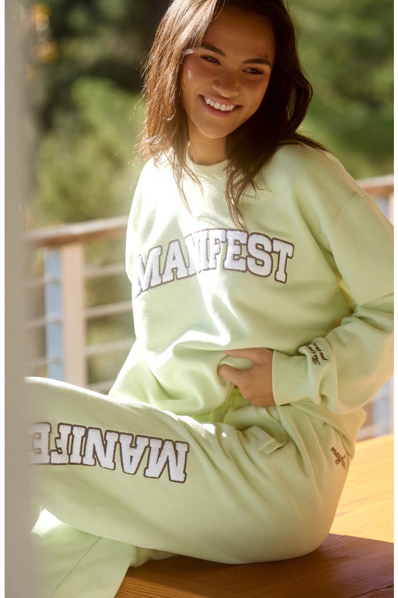 Manifest Fleece Joggers, Alternate, color, SAGE