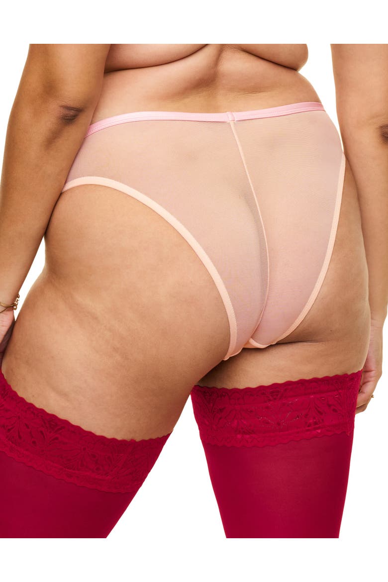 Paloma Brazilian Panties, Alternate, color, Medium pink