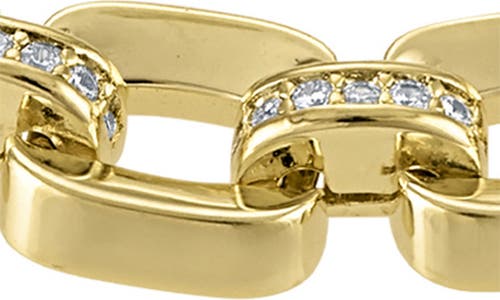 Fzn Cubic Zirconia Link Bracelet In Gold