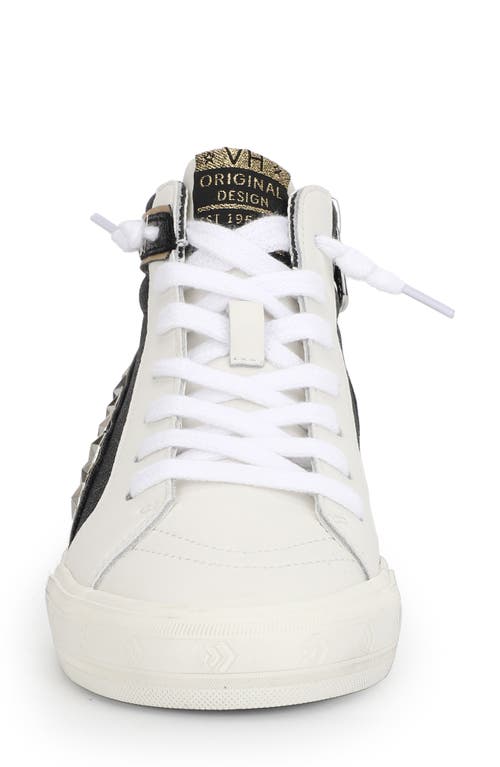 Vintage Havana Bailey High Top Sneaker In Black Glitter Multi