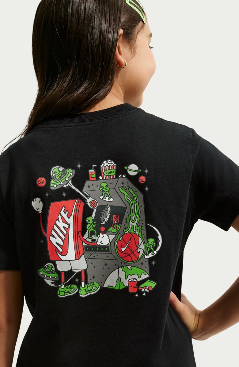 Nike Kids' Graphic T-Shirt, Alternate, color, Black