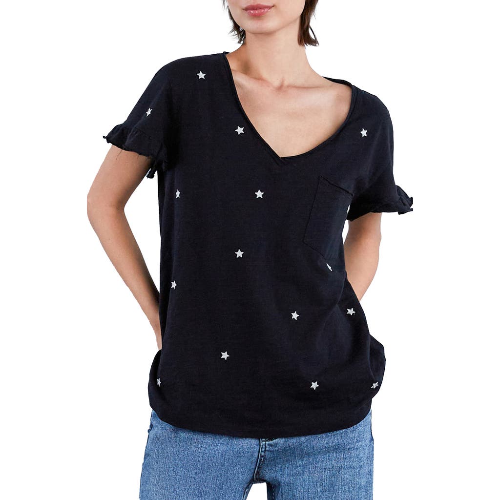 Billy T Embroidered Stars T-shirt In Ink