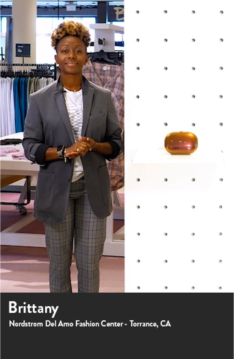 Elina Sunset Pearl Iridescent Clutch, sales video thumbnail