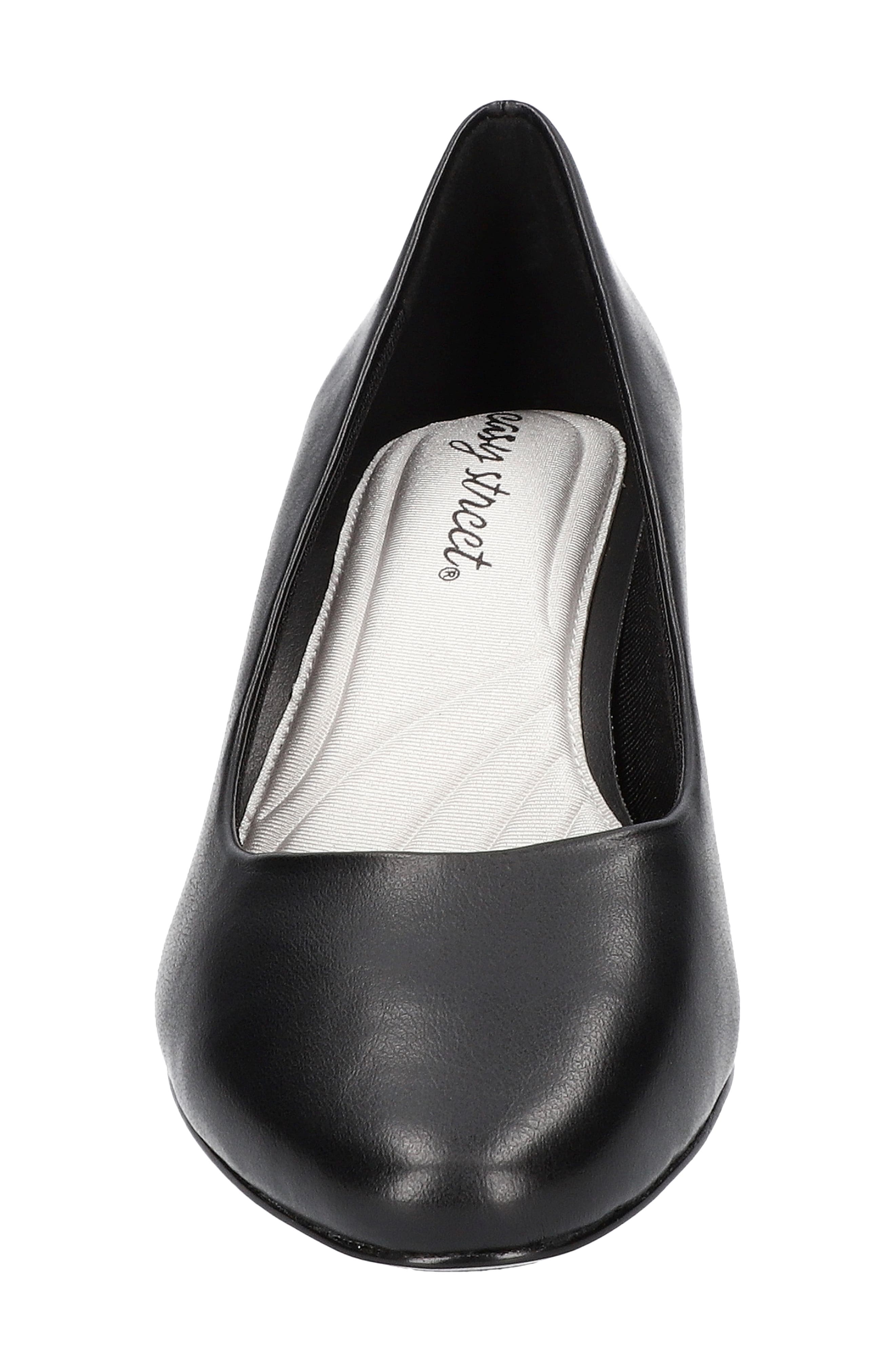 EASY STREET Ballari Round Toe Pump - Multiple Widths Available, Alternate, color, Black