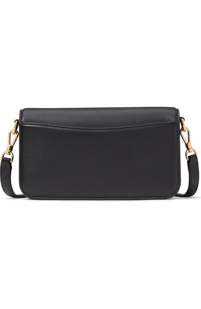 Kate Spade New York small dakota smooth leather crossbody bag, Alternate, color, Black