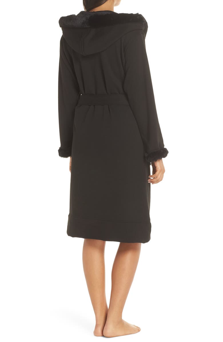 UGG<sup>®</sup> Duffield II Deluxe Faux Fur Trim Robe, Alternate, color, 