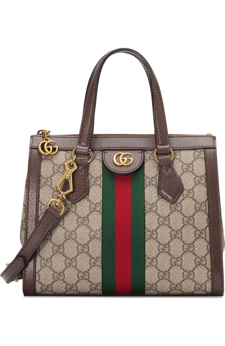 Gucci Small Canvas Satchel, Main, color,