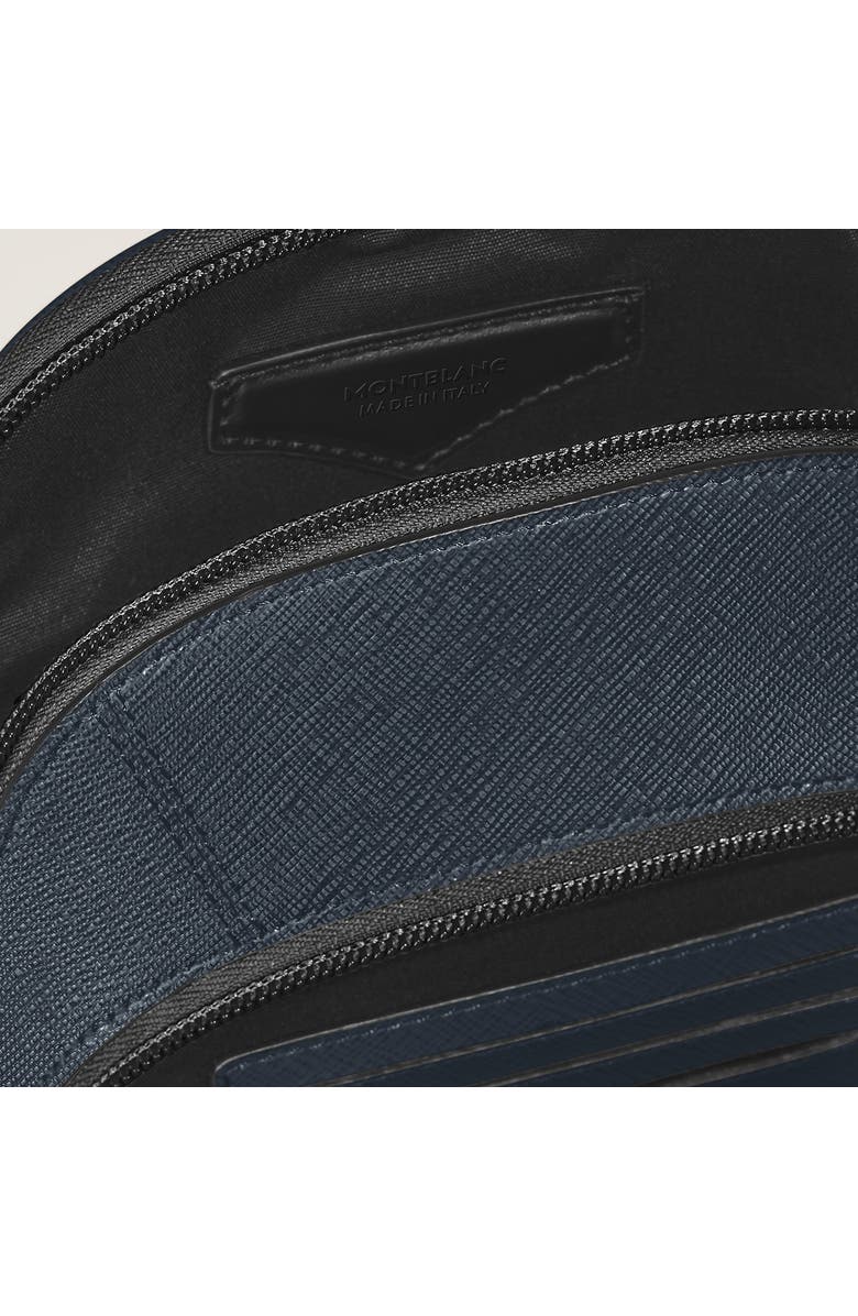 Montblanc Sartorial Convertible Leather Sling Bag, Alternate, color, Tweed Blue