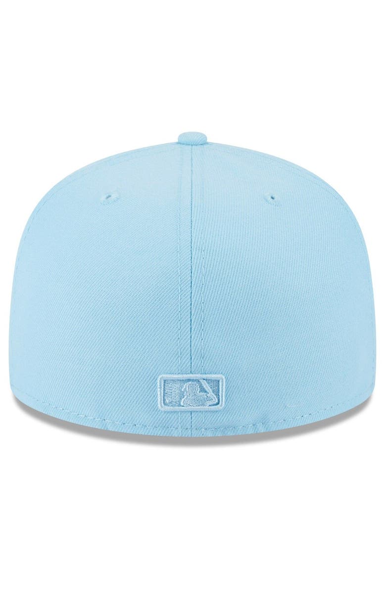 New Era Men's New Era Light Blue Oakland Athletics 2023 Spring Color Basic 59FIFTY Fitted Hat, Alternate, color,