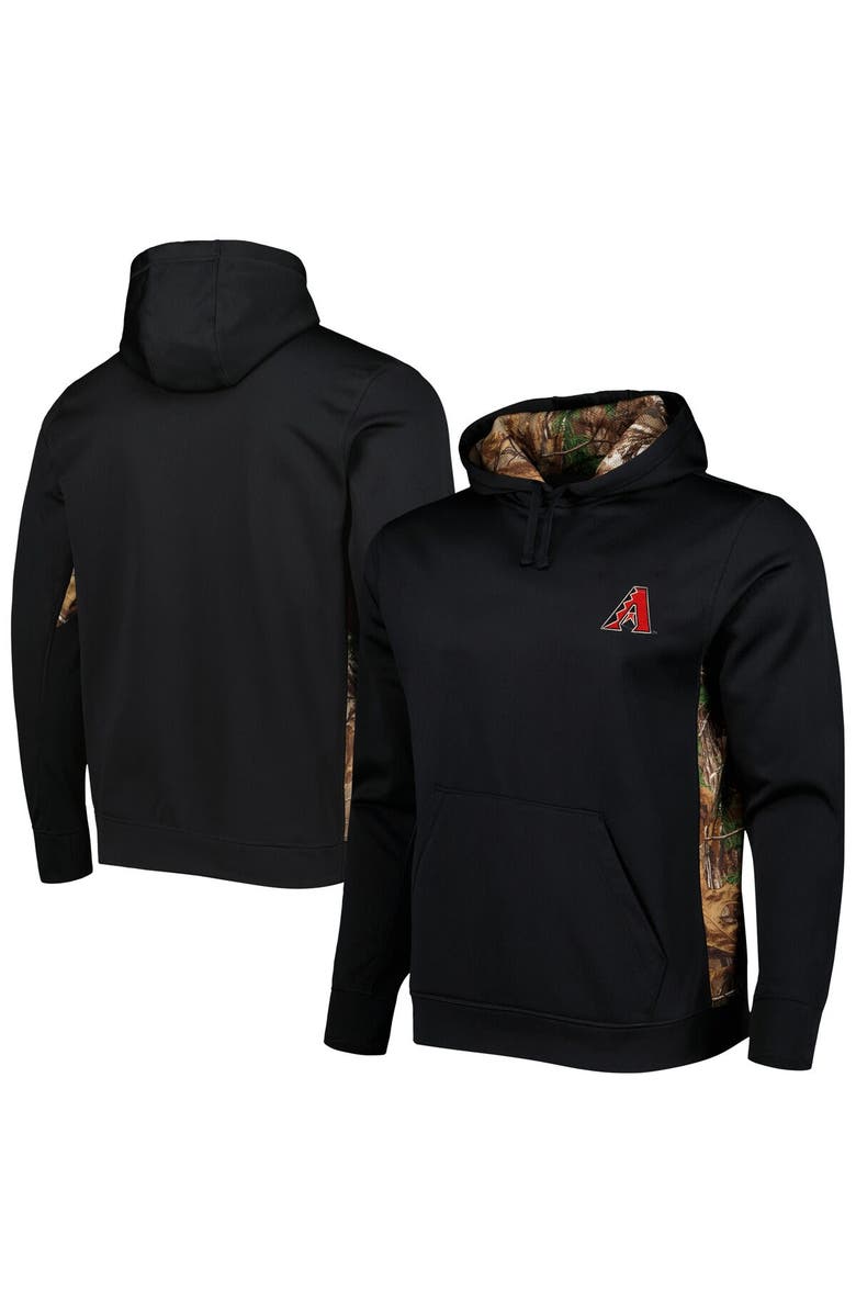 DUNBROOKE Men's Dunbrooke Black/Camo Arizona Diamondbacks Ranger Pullover Hoodie, Main, color, Black